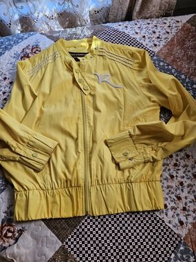 Rocawear Yellow Logo Bomber Jacket
